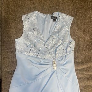 Light blue dress perfect for a wedding